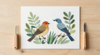 Lifelike Birds Emerge From Foliage In Painted Paper Reliefs By The Paper Ark