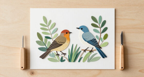 Lifelike Birds Emerge From Foliage In Painted Paper Reliefs By The Paper Ark