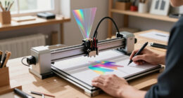 Making Holograms With A Pen Plotter