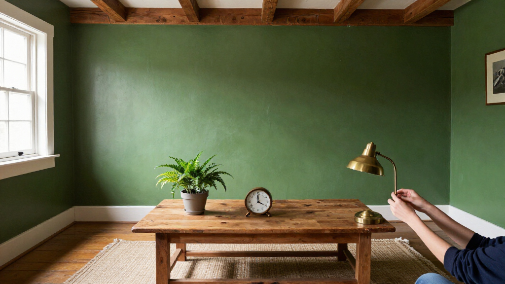 They Turned Their Beige 1900S Parlor Into A Bold, Green “Analog Room”