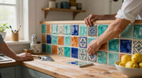 Chef Yotam Ottolenghi Did It — This Backsplash Mural Trend Is A "Commitment To Joy" In Your Home, Says Interior Designers