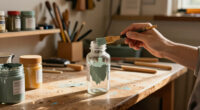 Cover Old Prescription Bottles With Paint To Create Vintage-Inspired Decor Gems