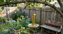 DIY A Charming Feeder That Birds Will Love With An Old Chandelier