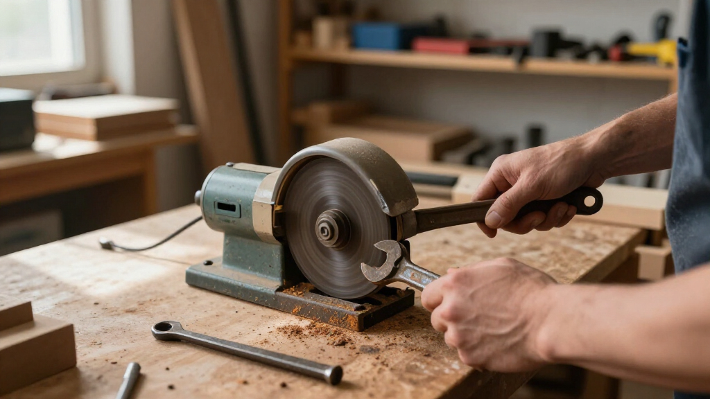 How To Use A Bench Grinder To Remove Rust From Tools