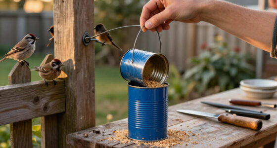 Keep Your Old Paint Can To Build The Easiest Bird Feeder
