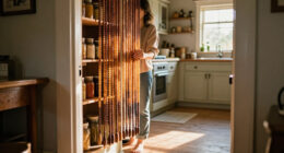 Skip Traditional Pantry Doors: There's A Cuter Way To Add A Rustic Touch To A Kitchen