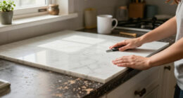This $50 Amazon Find Made My Dark, Dated Countertops Look Like Expensive Marble