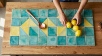 This Once Ugly Extension Has Been Transformed Into A Bold And Playful Kitchen Filled With Beautiful Antiques